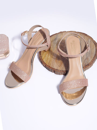 Faith Rose Gold Block Heels