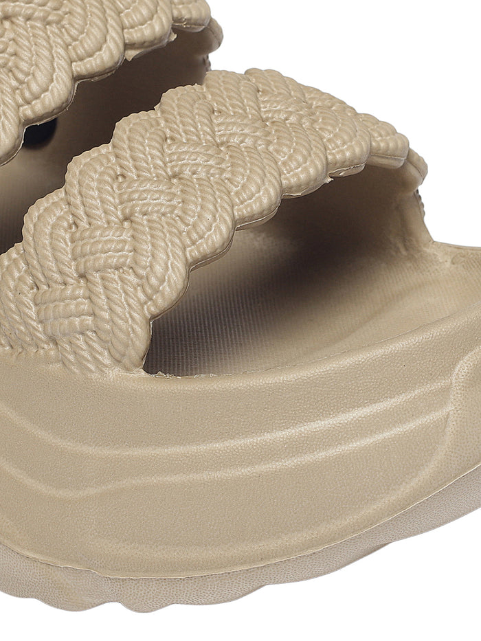 Flora Beige Clogs Sandal