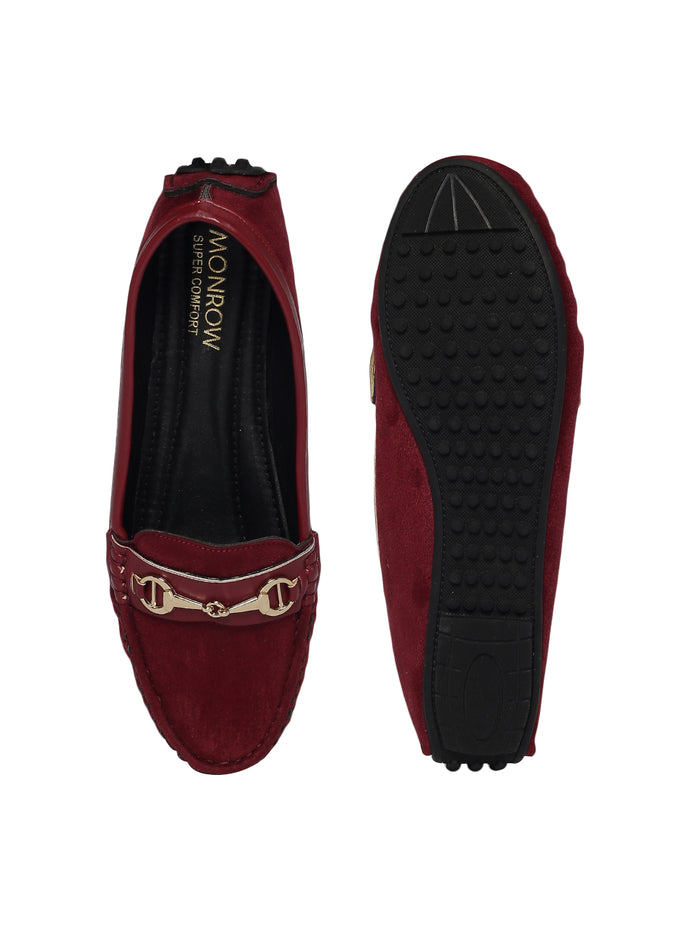 Jade Maroon Loafers