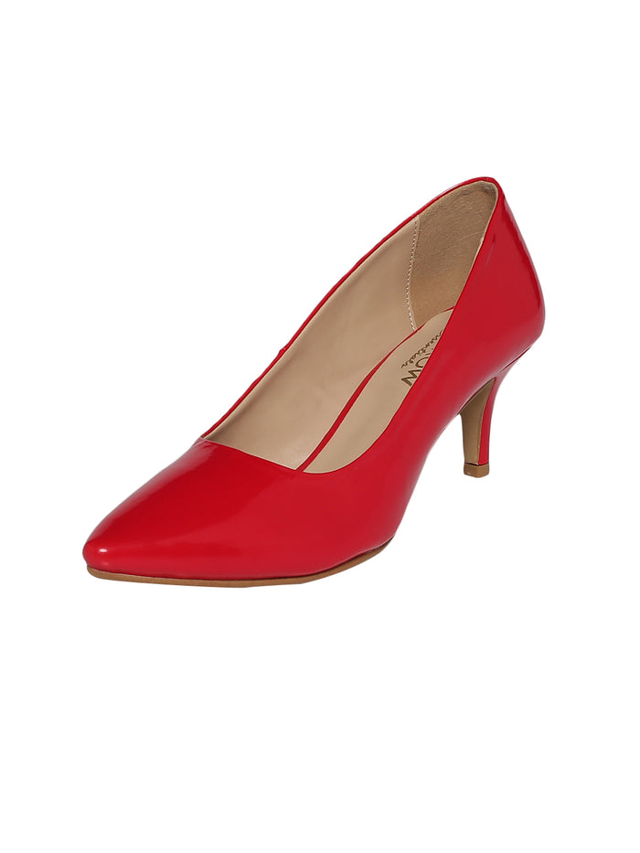Junko Red Kitten Heel