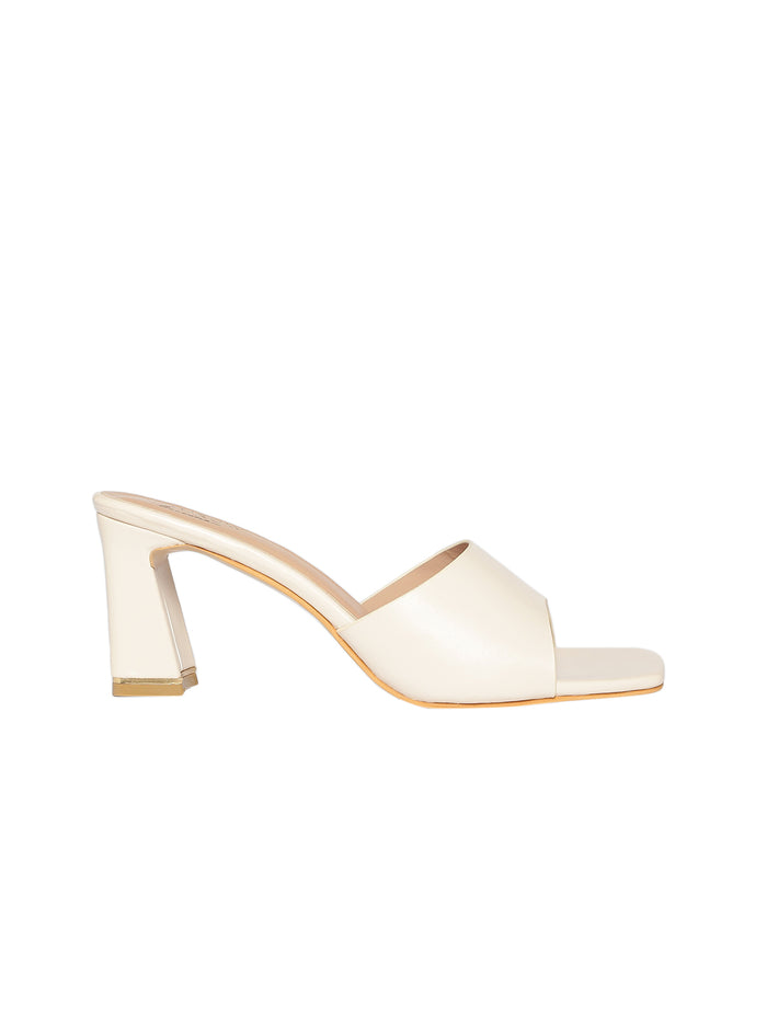 Kimi Cream Block Heels