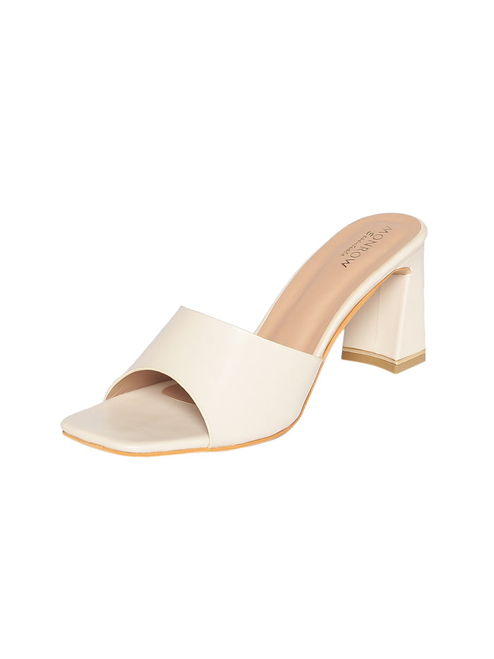 Kimi Cream Block Heels