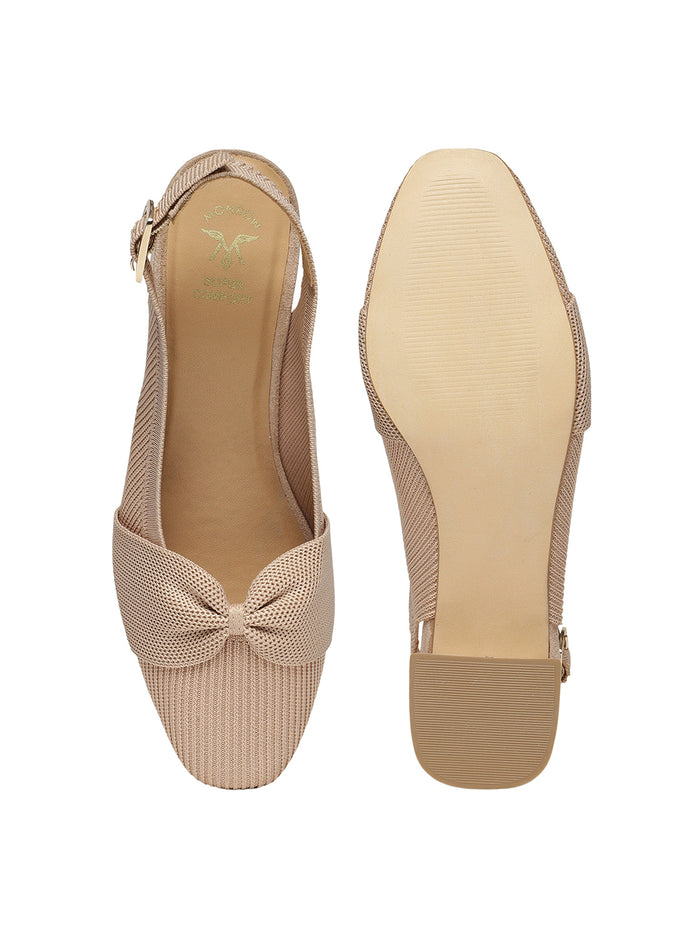 Kiora Peach Block Heels
