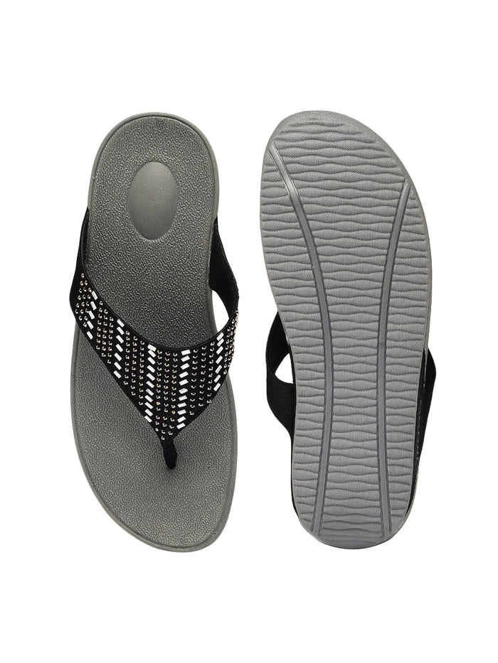 Layla Black Flats