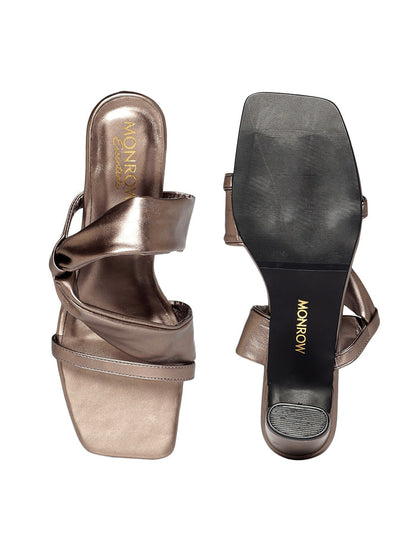 Lisette Gun Metal Heels