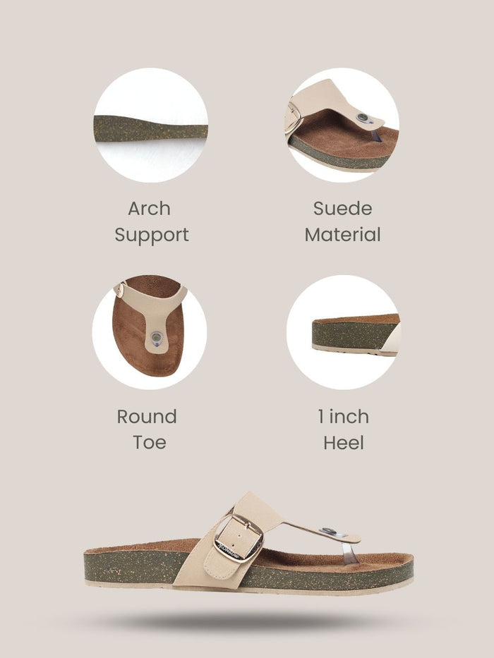 Lysha Beige Flats