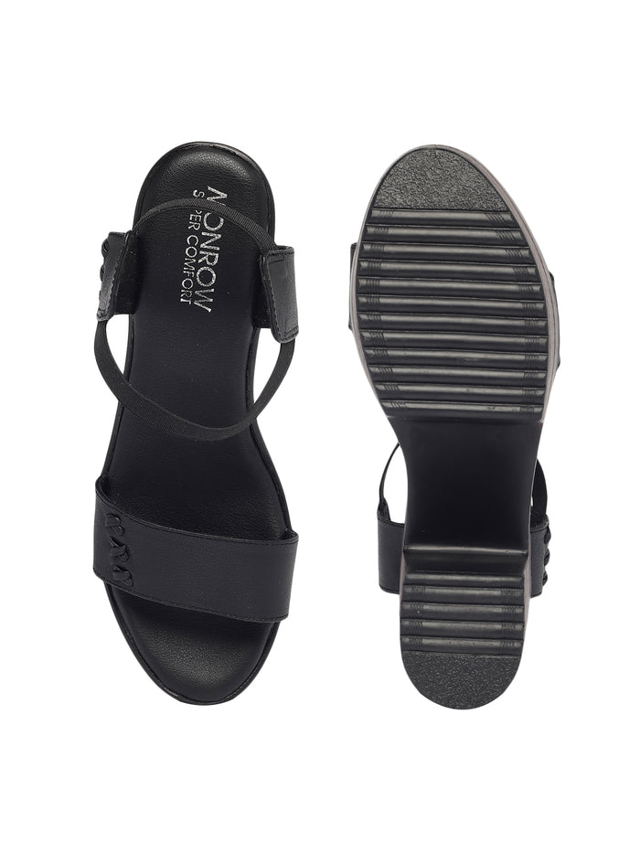 Morgan Black Platform Heels