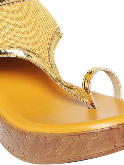 Nadia Yellow Heel