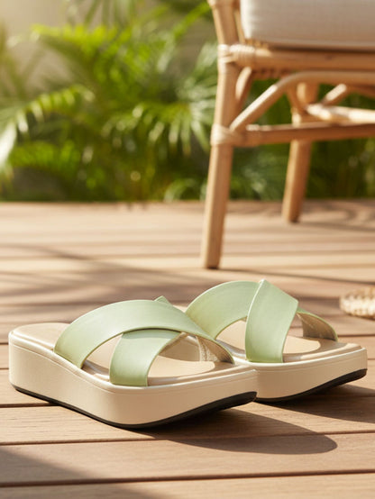 Noel Green Wedge Heel