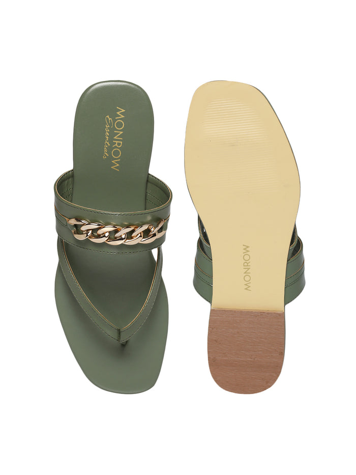 Olivia Olive Flats