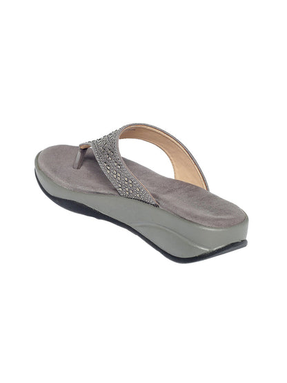 Regine Grey Heels