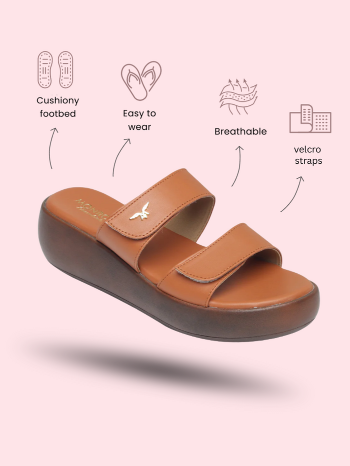 Terila Tan Flatform Heels