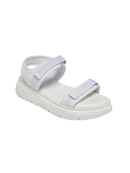Velina Off White Flatform Heels