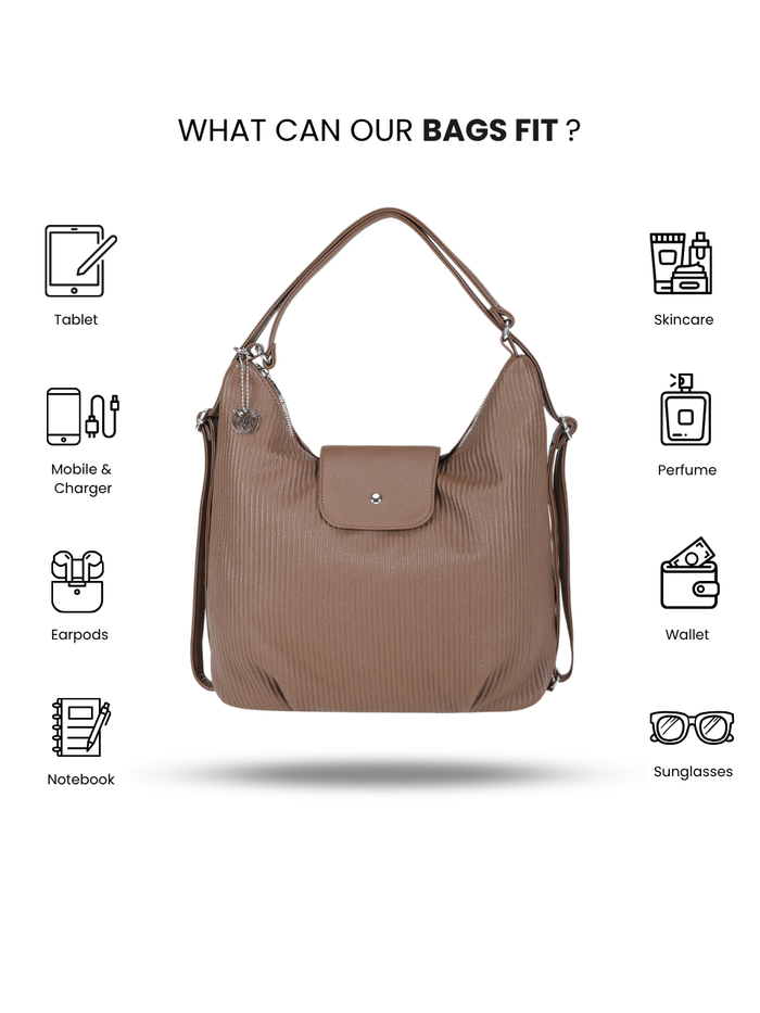 Versatote Brown Tote Bag