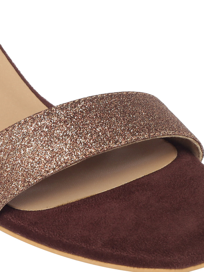 Zelda Brown Block Heels